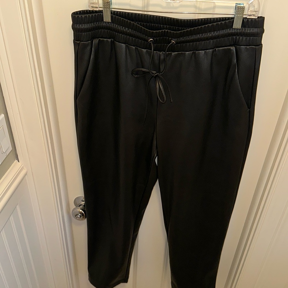 Loft~ Faux Leather Pants